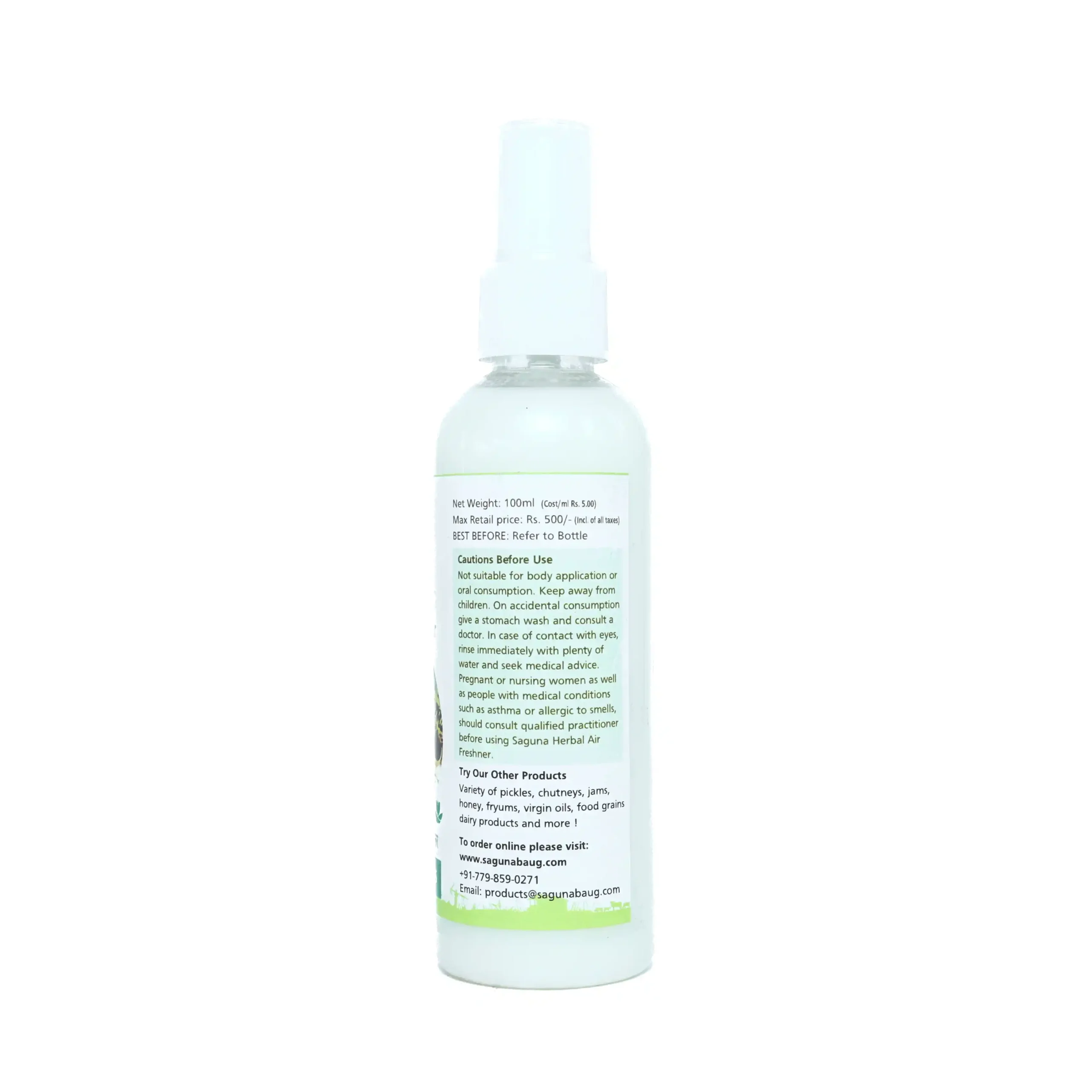 Herbal Room Freshener (नैसर्गिक रूम फ्रेशनर) - 100ml - Image 2