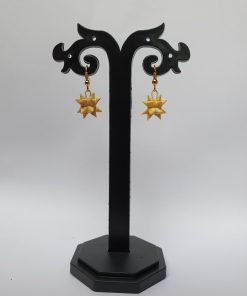 Bamboo Star Drop Earrings