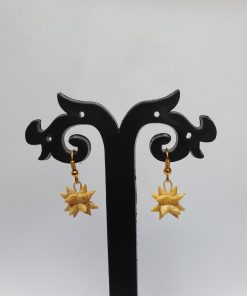 Alternative view of Bamboo Star Drop Earrings