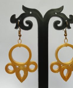 Alternative view of Bamboo Rangoli Earrings