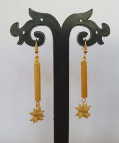 Alternative view of Bamboo Star Dazzel Earrings