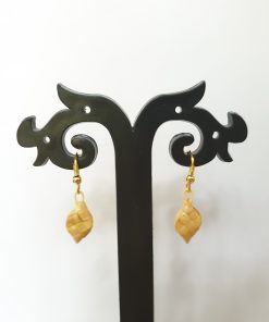 Alternative view of Bamboo Diamond Shape Earrings