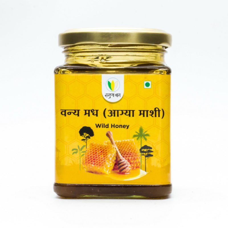 Wild Honey (Apis Dorsata Bee) वन्य मध (आग्या माशी) - 250 gm