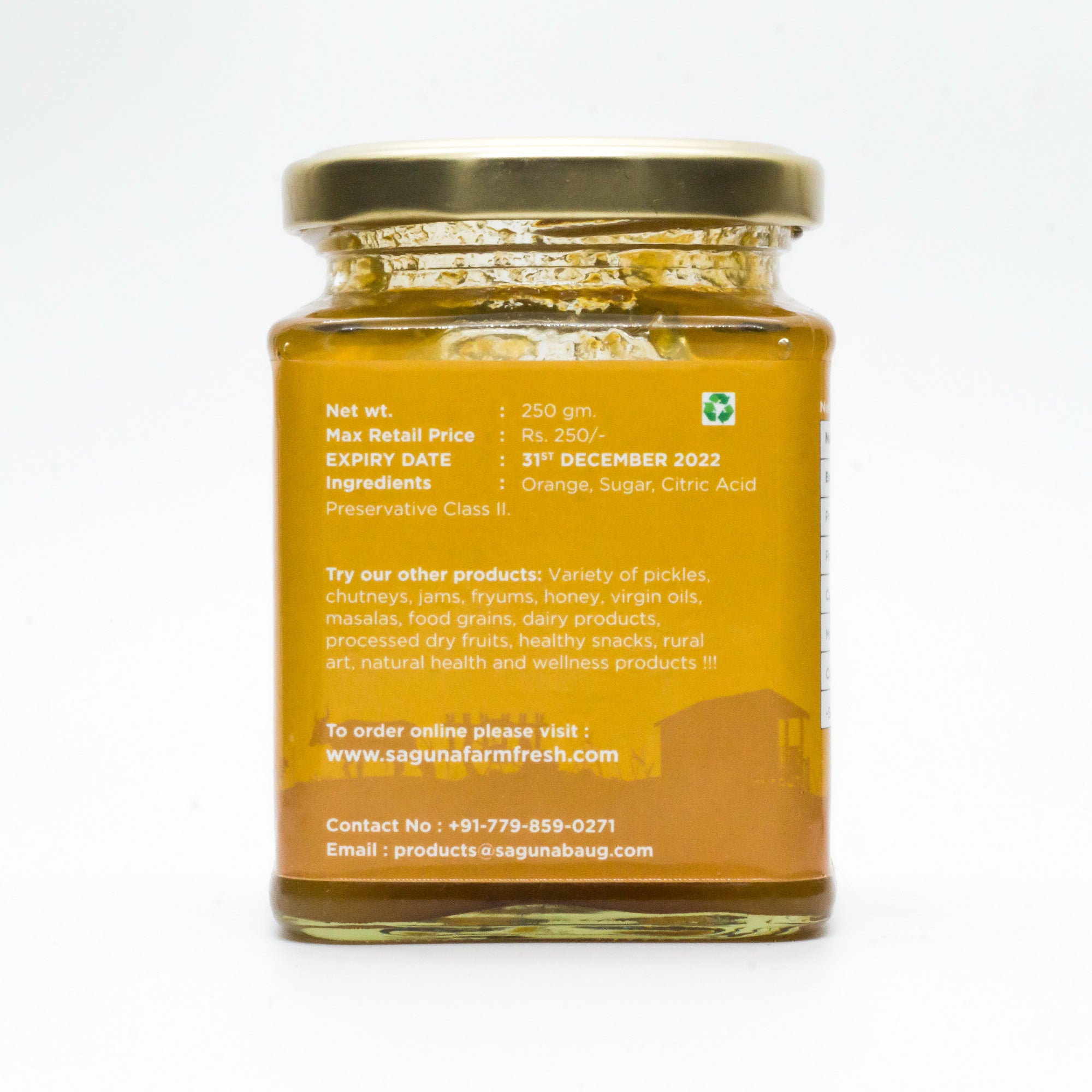 Orange Marmalade (संत्री मुरांबा) - 250 gm - Image 4