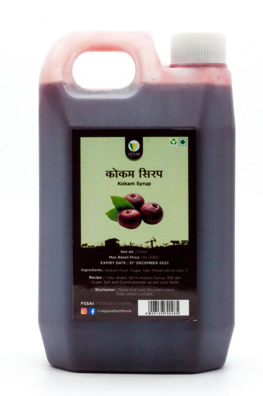 Kokam Syrup (कोकम सीरप) - 1ltr