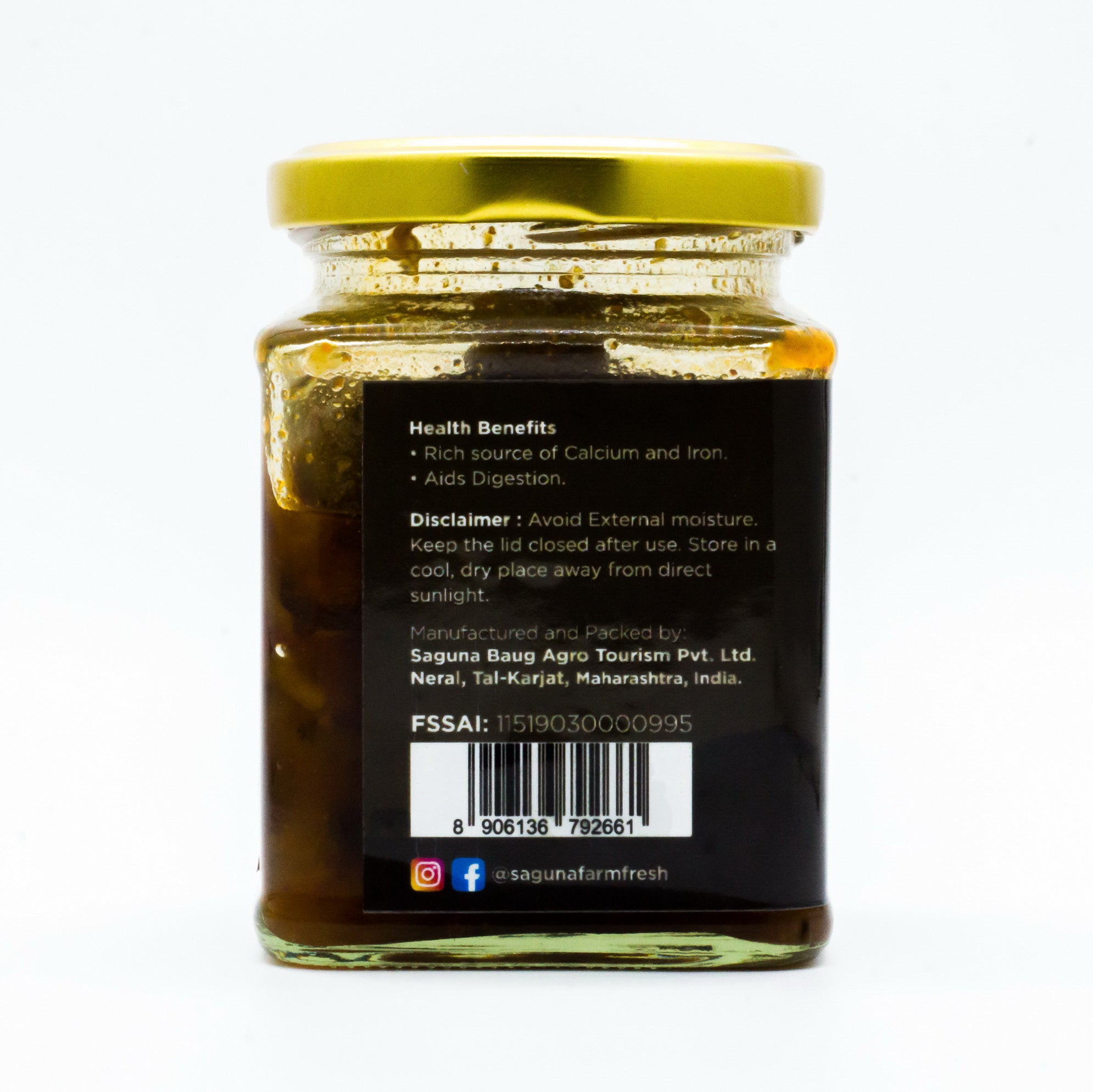 Sweet and Sour Gunda Pickle(Jaggery) (भोकराचे आंबट गोड लोणचे)-200 gm - Image 4