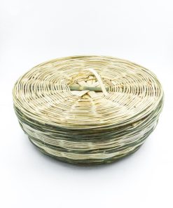 Alternative view of Bamboo Tokri With Lid