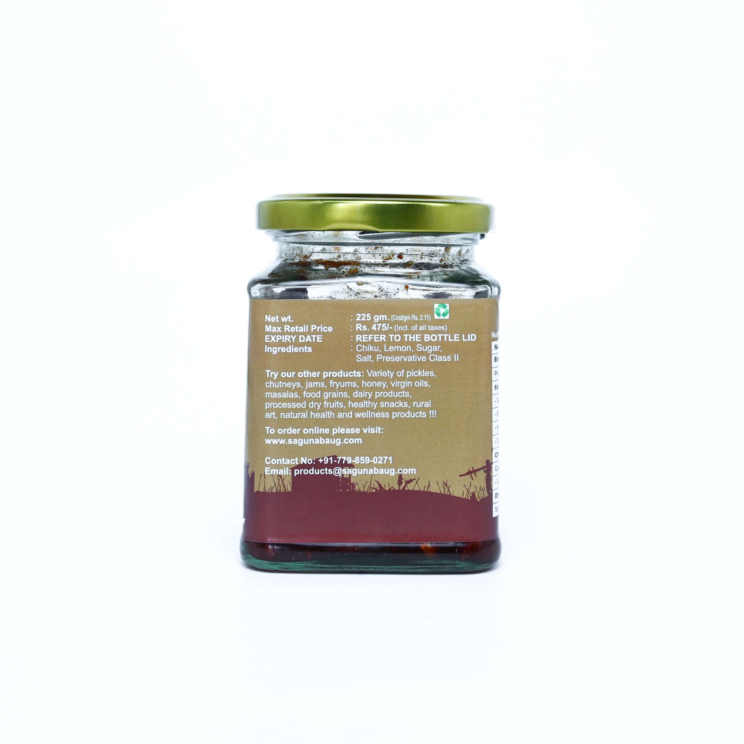 Chiku Pickle (चिकू लोणचे)- 225 gm - Image 2