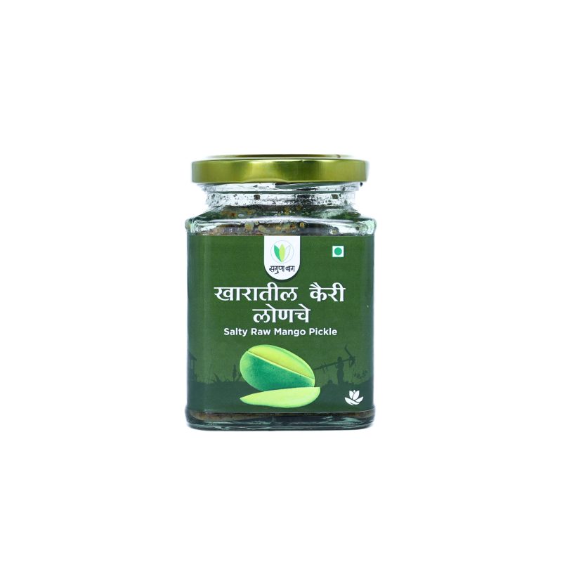 Salty Raw Mango Pickle (खारातील कैरी लोणचे) - 225gm