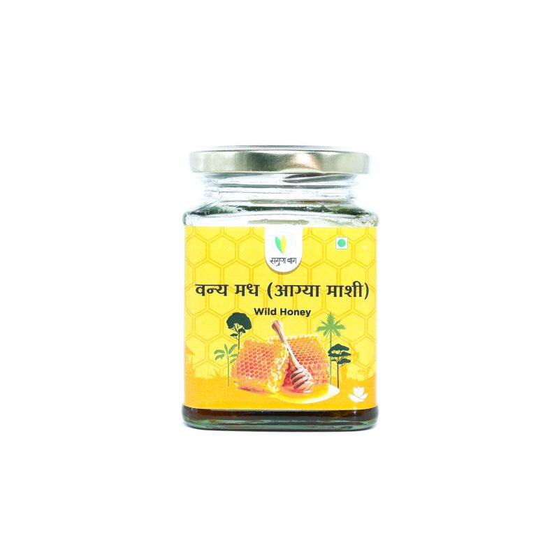 Wild Honey (Apis Dorsata Bee) वन्य मध (आग्या माशी) - 250 gm
