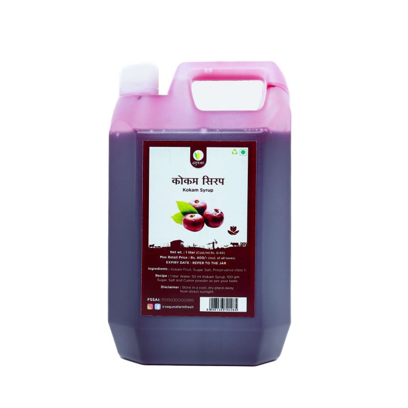 Kokam Syrup (कोकम सीरप) - 1ltr