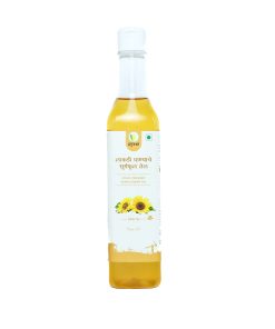 Cold Pressed Sunflower Oil (लाकडी घाण्याचे सूर्यफूल तेल) - 500ml