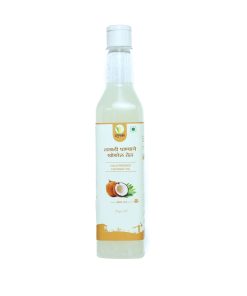 Cold Pressed Coconut Oil (लाकडी घाण्याचे खोबरेल तेल) - 500 ml