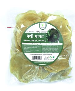 Fenugreek Papad (मेथी पापड) - 25 pcs